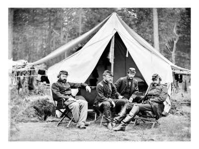The Peninsula, VA, General McClellan's Officers, Civil War