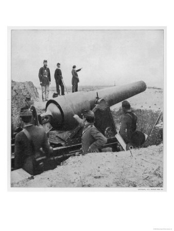 Coastal Gun of Sherman's Army at Fort Mcallister