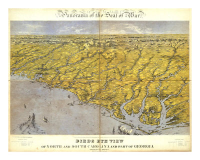 North and South Carolina and Part of Georgia, c.1861