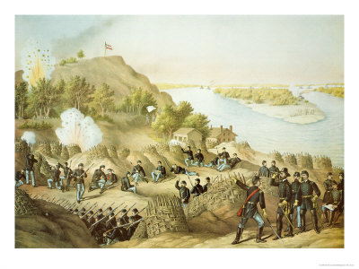 Siege of Vicksburg, 1863, Engraved by Kurz and Allison, 1888