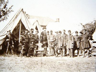 President Lincoln Meets His Generals at Antietam, 3rd October 1862