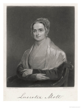 Lucretia Mott American Reformer Wife of a Quaker Minister Slavery Abolitionist