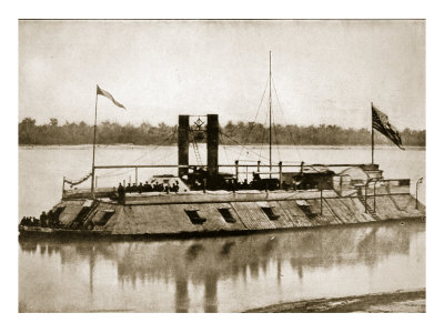The First Ironclad Gunboat Built in America, 1861