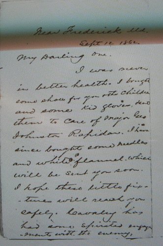 JEB Stuart Letter to his wife Flora