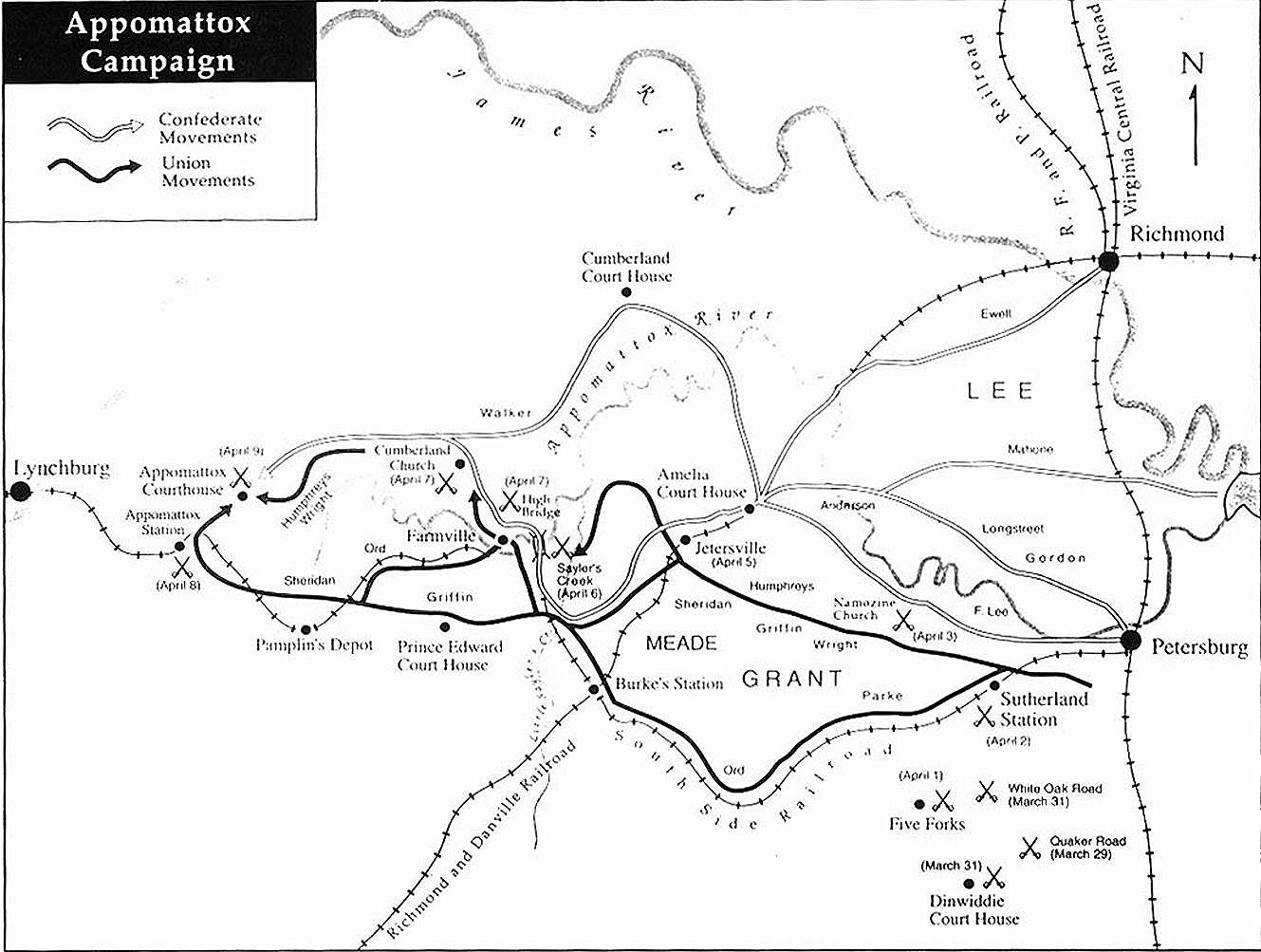 battle at appomattox
