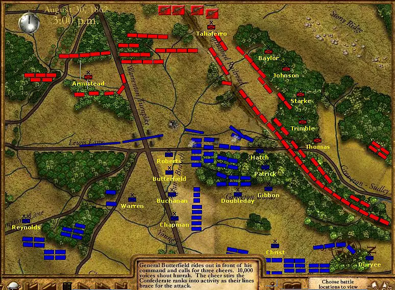 Manassas 2 Battle Map