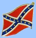 Confederate Flag Lapel Pin