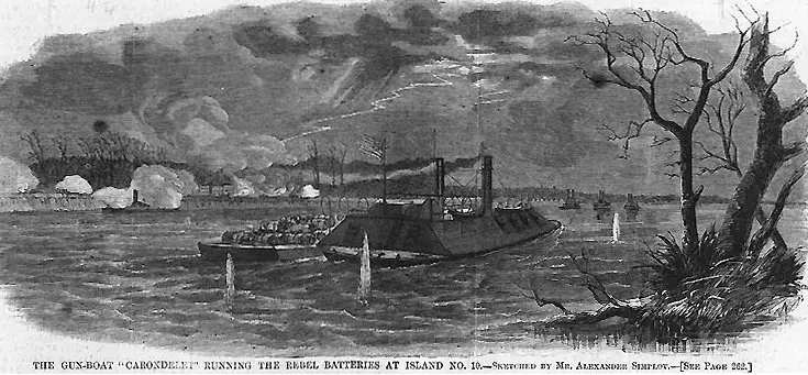 civil war Mississippi naval battle