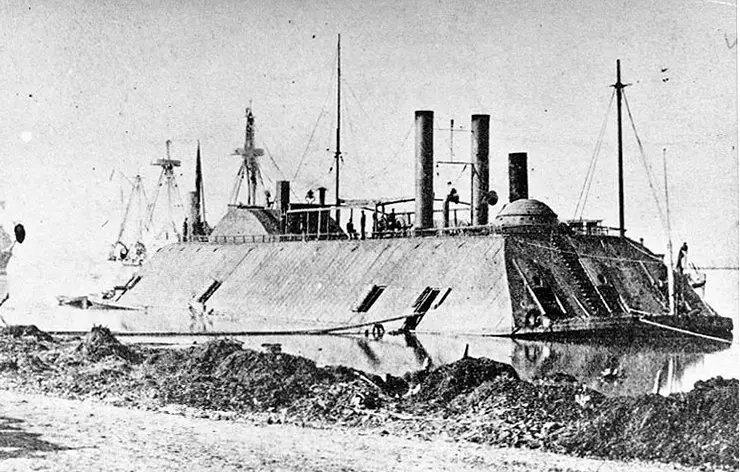 USS Essex Civil War ironclad river gunboat
