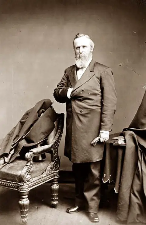President Rutherford Hayes in 1865