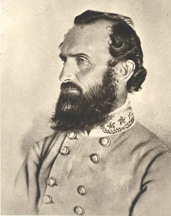 confederate general Stonewall Jackson