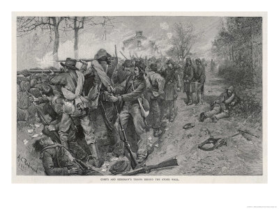 The Battle of Fredericksburg: Cobb's and Kershaw's Men Behind the Stone Wall