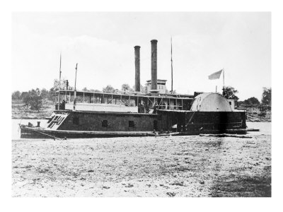 Mississippi River, U.S. Gunboat Fort Hindman, Civil War