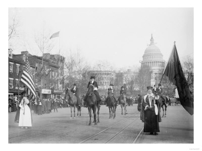 The Head of the Women's Suffrage Parade Photograph - Washington, DC