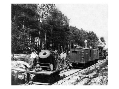 Petersburg, VA, Mortar "Dictator" on Railroad, Civil War