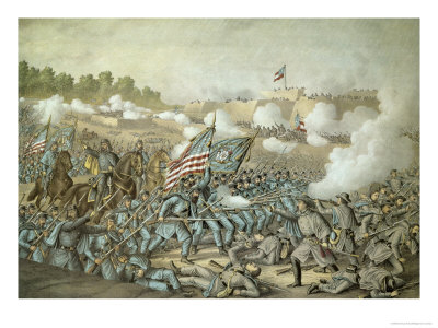 Battle of Williamsburg, 5th May 1862 by Kurz and Allison