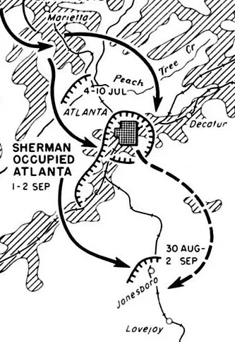 Atlanta Campaign Map