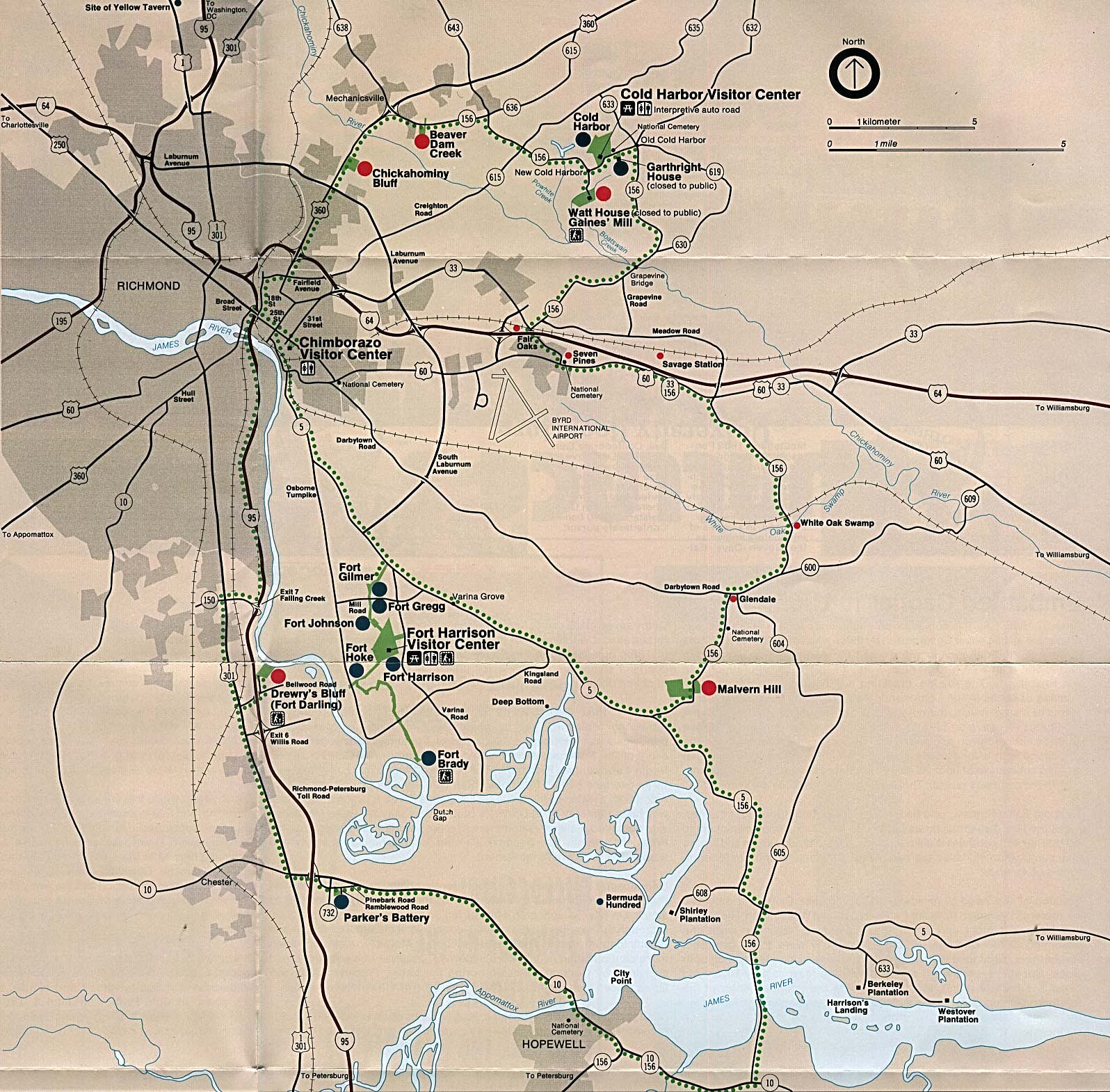 Richmond Area Battle Map 