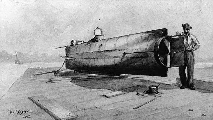 Confederate submarine Hunley
