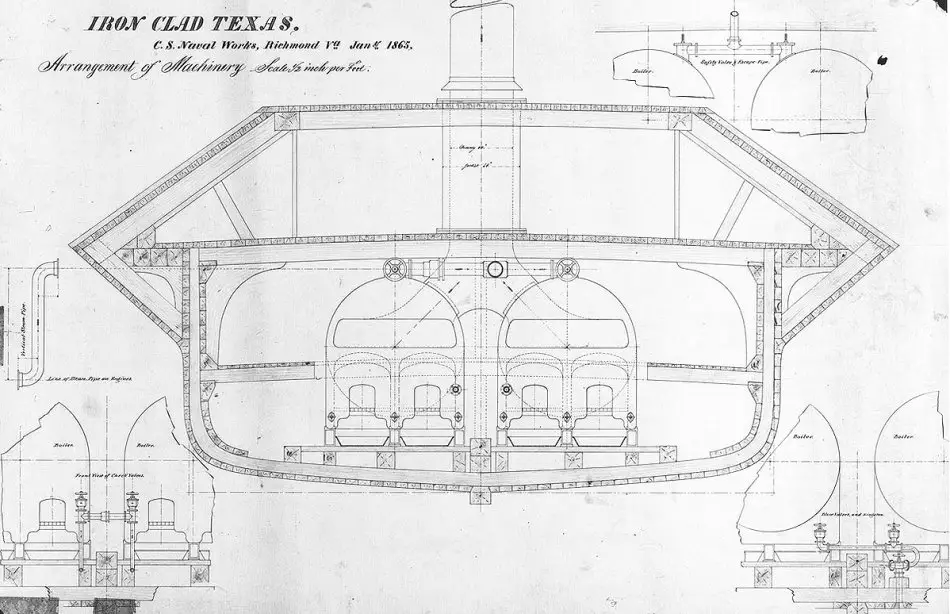 CSS Texas Confederate Navy Ironclad Ram