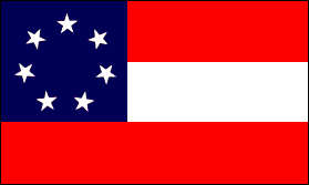Stars and Bars Confederate Flag