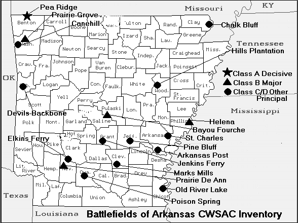Arkasa Civil War State Battle Map